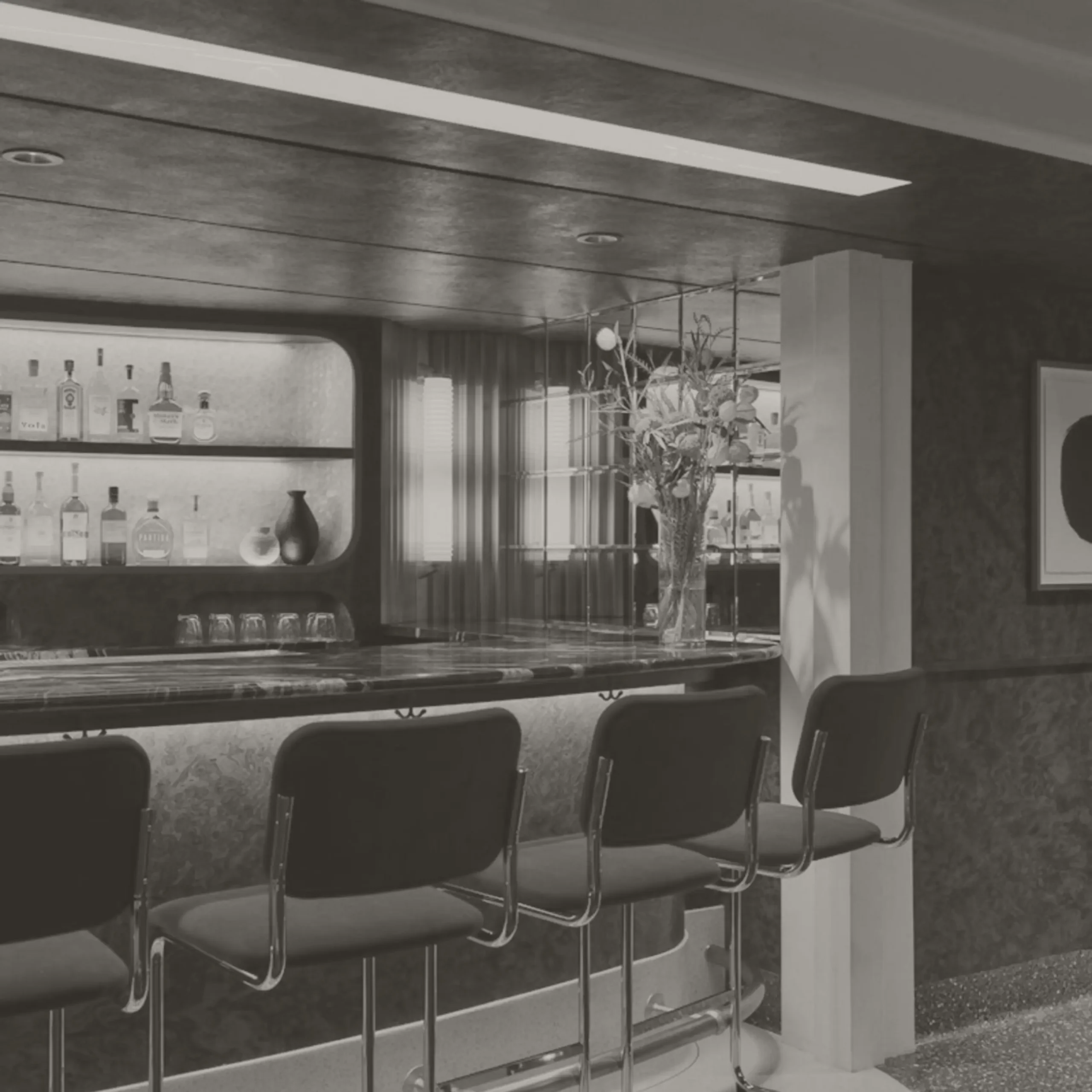 bar interior design in marbella